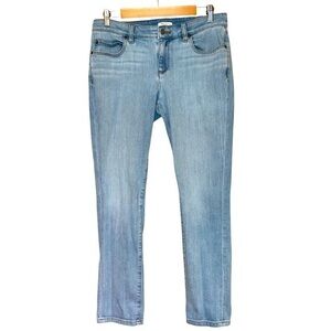 Eileen Fisher Straight Leg Blue Denim Stretch Jeans